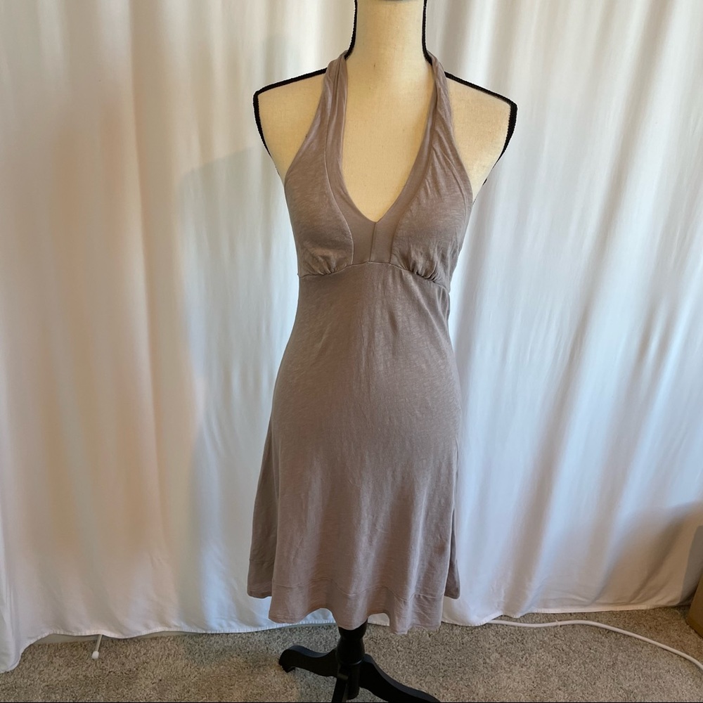 Splendid Halter Tie Dress V-Neck Size Womens Small Summer Revolve